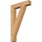 Ekena Millwork Traditional Block Smooth Bracket, Western Red Cedar, 3 1/2"W x 20"D x 32"H BKT04X20X32TRA05SWR - alternate 1